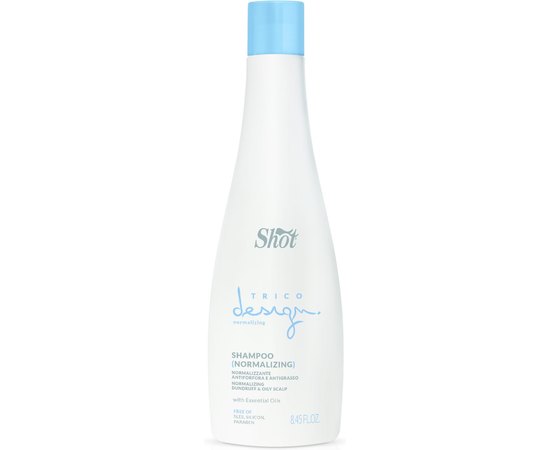 Шампунь против перхоти для жирной кожи головы Shot Trico Design Normalizing Shampoo, 1000 ml