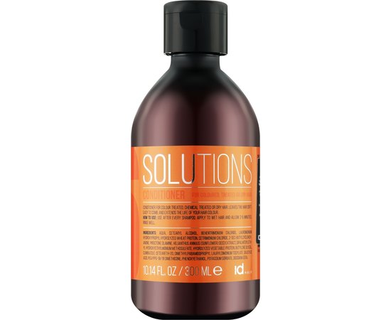 Кондиціонер для фарбованого хімічно обробленого і сухого волосся id Hair Solutions № 6 Conditioner, 300 ml, фото _ab__is.image_number.default