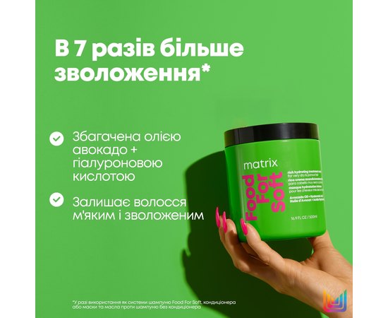Маска для інтенсивного живлення та зволоження волосся Matrix Food For Soft, 500 ml, фото _ab__is.image_number.default