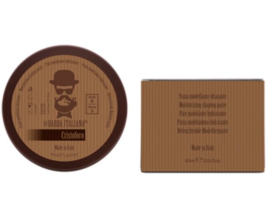 Моделирующая паста для бороды Barba Italiana Cristoforo Modeling Paste, 60 ml, изображение 2