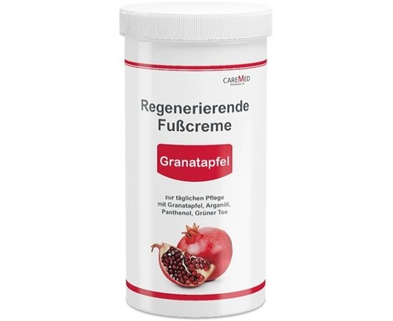 Регенерирующий крем Гранат CareMed Regenerierende Fusscreme Granatapfel, изображение 4