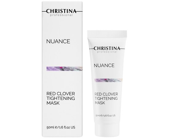 Лифтинговая маска с экстрактом красного клевера Christina Nuance Red Clover Tightening Mask, 50 ml, изображение 2