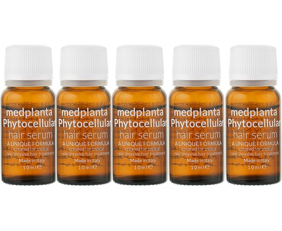 Сироватка для стимуляції мікроциркуляції шкіри голови Cosmofarma S.R.L Med Planta Phytocellular Hair Serum 5х10 ml, фото _ab__is.image_number.default