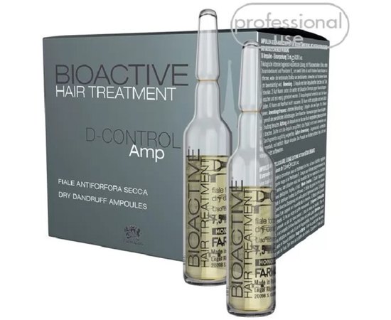 Средство против сухой перхоти в ампулах Farmagan Bioactive HT D-Control AMP Dry Dandruff, 10х7,5 ml