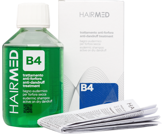 Еудермальний шампунь проти сухої лупи Hairmed Anti-Dandruff Treatment Eudermic Shampoo B4, 200 ml, фото _ab__is.image_number.default
