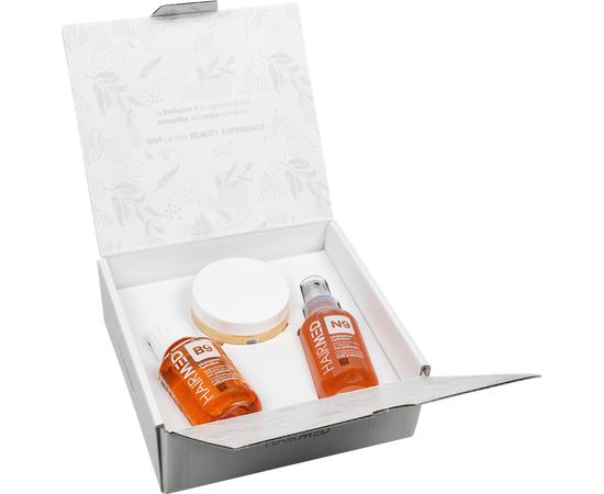 Набор Увлажнение волос Hairmed Trattamento Idratante Capelli Secchi Travel Size Kit, изображение 2