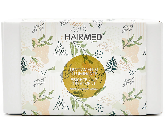 Набор для блеска волос Hairmed Trattamento Illuminante Capelli Secchi Family Size Kit, изображение 2