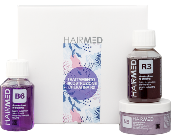 Набір Реконструкція Hairmed Trattamento Ricostruzione Travel Size Kit, фото 