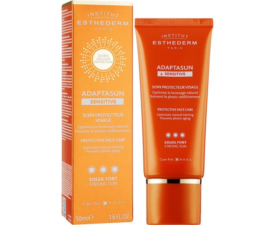Крем для обличчя для чутливої шкіри Institut Esthederm Adaptasun Sensitive Face Care Strong Sun, 50 ml, фото _ab__is.image_number.default
