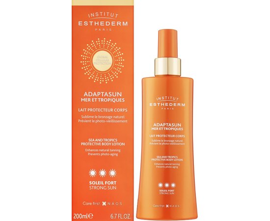 Лосьон для тела Institut Esthederm Adaptasun Sun Care Protective Body Lotion Strong Sun, 200 ml, изображение 2