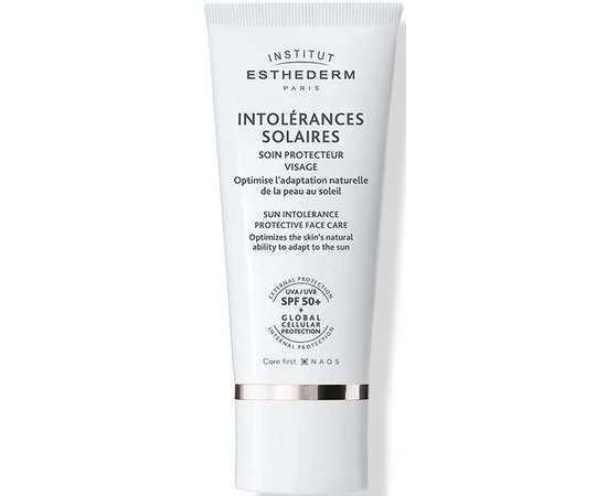 Крем для обличчя при сонячній непереносимості Institut Esthederm Intolerances Solaires Sun Intolerance Protective Face Care SPF 50, 50 ml, фото 