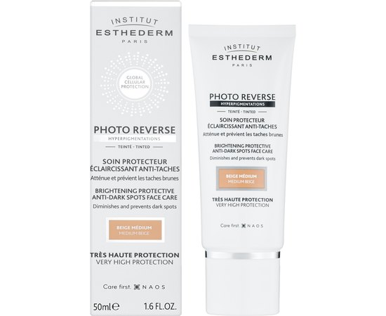 Крем при пігментації для обличчя з тоном Institut Esthederm Photo Reverse Hyperpigmentations Tinted Cream, 50 ml, фото _ab__is.image_number.default