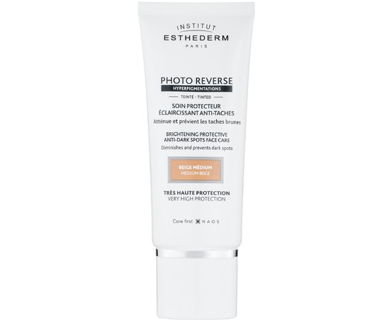 Крем при пігментації для обличчя з тоном Institut Esthederm Photo Reverse Hyperpigmentations Tinted Cream, 50 ml, фото 
