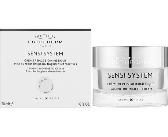 Заспокійливий біоміметичний крем Institut Esthederm Sensi System Calming Biomimetic Cream, 50 ml, фото _ab__is.image_number.default