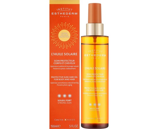 Спрей для тела и волос Institut Esthederm Sun Care Oil Body And Hair Care Strong Sun, 150 ml, изображение 2