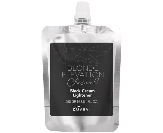 Осветляющие сливки для волос до 9 уровня Kaaral Blonde Elevation Charcoal Black Cream Lightener, 250 ml