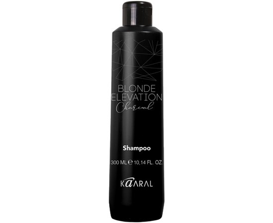 Черный угольный шампунь для осветленных волос Kaaral Blonde Elevation Charcoal Shampoo