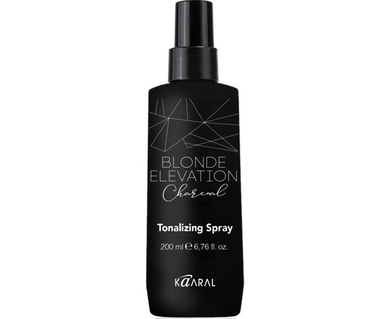 Несмываемый спрей для тонирования волос Kaaral Blonde Elevation Charcoal Spray, 200 ml