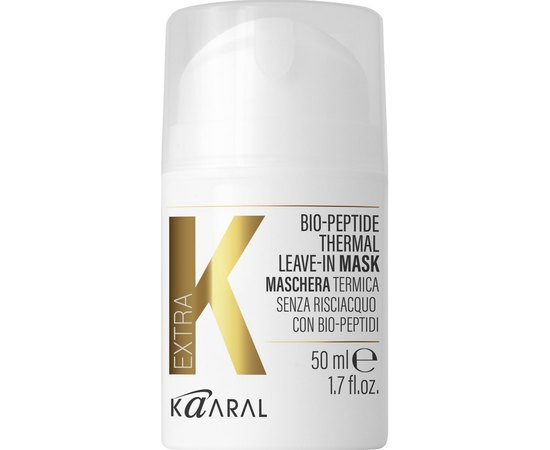 Несмываемая термомаска для волос с биопептидами Kaaral Extra K Bio-Peptides Thermal Leave-In Mask, 50 ml