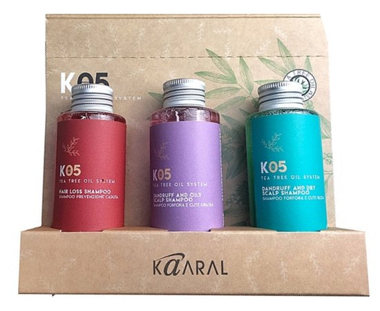 Набор шампуней Kaaral K05, 3х100 ml, изображение 2 Набор шампуней Kaaral K05, 3х100 ml, изображение 2