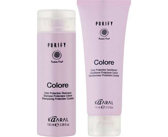 Дорожній набір Захист кольору Kaaral Purify Color Travel Kit, 100/75 ml, фото _ab__is.image_number.default Дорожній набір Захист кольору Kaaral Purify Color Travel Kit, 100/75 ml, фото _ab__is.image_number.default