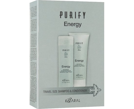 Дорожный набор для Повседневного использования Kaaral Purify Energy Travel Kit, 100/75 ml, изображение 2 Дорожный набор для Повседневного использования Kaaral Purify Energy Travel Kit, 100/75 ml, изображение 2