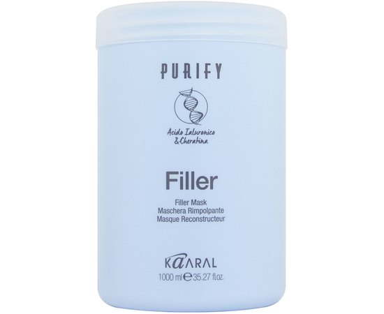 Маска с кератином и гиалуроновой кислотой Kaaral Purify Filler Mask, изображение 2 Маска с кератином и гиалуроновой кислотой Kaaral Purify Filler Mask, изображение 2
