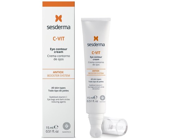 Sesderma C-Vit Eye Contour Cream Крем для контуру очей, 15 мл, фото 