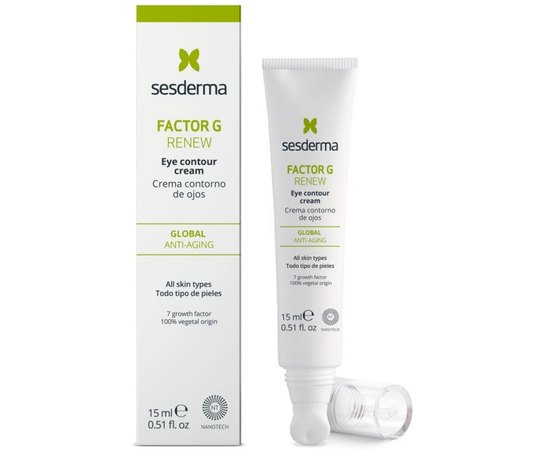 Крем контур для глаз Sesderma Factor G Renew Eye Contour Cream, 15 ml, изображение 2