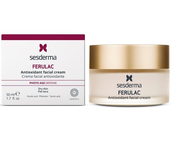 Антиоксидантний крем для обличчя Sesderma Ferulac Antioxidant Facial Cream, 50 ml, фото _ab__is.image_number.default