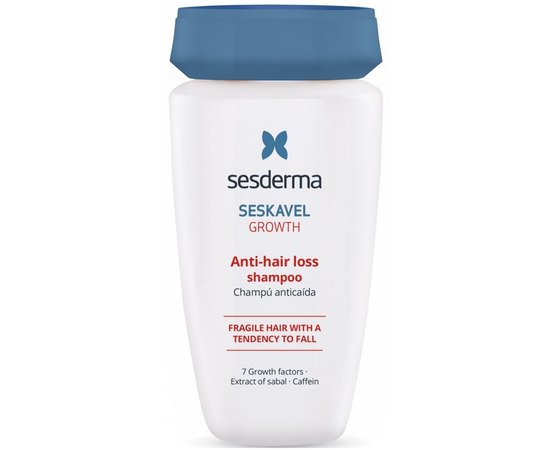 Шампунь проти випадіння волосся Sesderma Seskavel Growth Anti-Hair Loss Shampoo, 250 ml, фото 