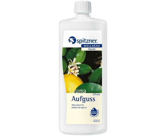 Концентрат для саун Лимон Spitzner Saunaaufguss Citrus, изображение 2