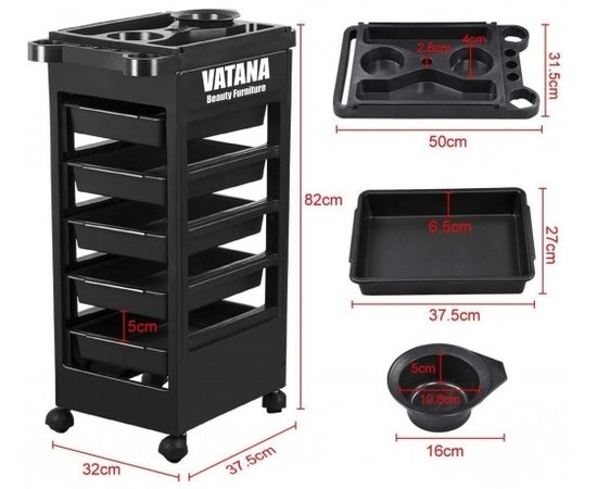 Тележка парикмахерская SPL Vatana 578-006, изображение 7