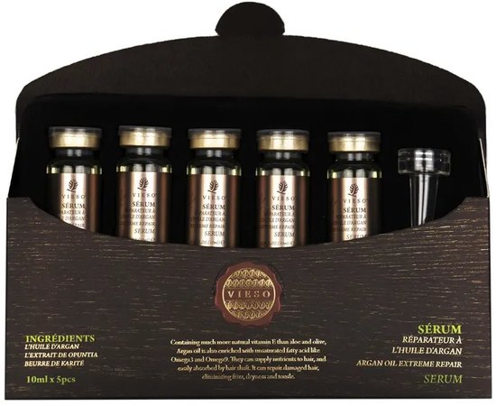 Сироватка з аргановою олією для глибокого відновлення Vieso Argan Oil Extreme Repair Serum 5х10ml, фото _ab__is.image_number.default
