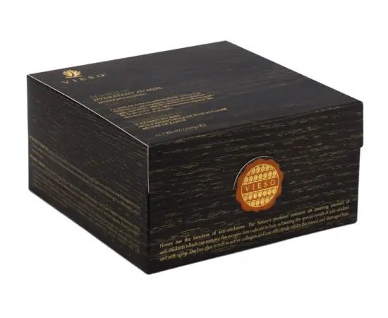 Питательная маска для волос с медом Vieso Honey Nourishing Hair Mask, изображение 4