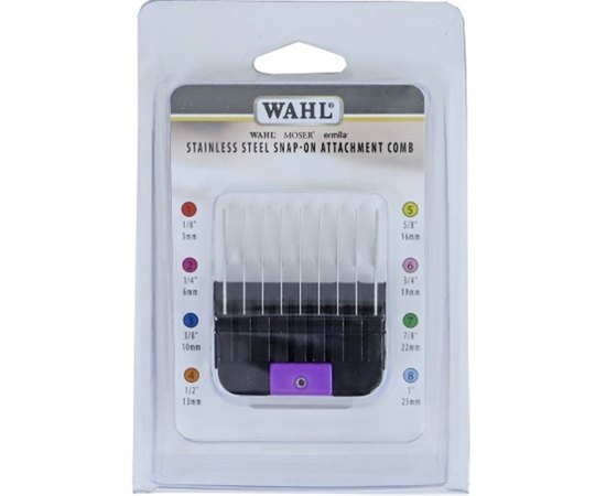 Насадка металлическая Moser Metal A5 Comb 1247-7810, 6 mm, изображение 2