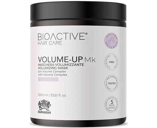 Маска для увеличения объема волос Farmagan Bioactive HC Volume-Up Mk, изображение 2