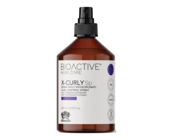 Дисциплинирующий спрей для волнистых и вьющихся волос Farmagan Bioactive HC X-Curly Sp, 200 ml