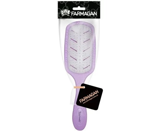 Щітка масажна Farmagan Biofriendly Wheat Fiber Lila, фото _ab__is.image_number.default