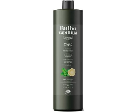 Энергетический шампунь против выпадения волос Farmagan Bulbo Capillina Vitalize Shampoo, изображение 2 Энергетический шампунь против выпадения волос Farmagan Bulbo Capillina Vitalize Shampoo, изображение 2