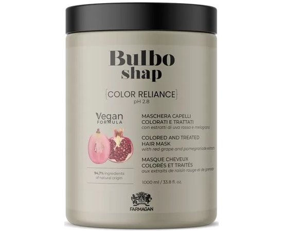 Маска для окрашенных и ослабленных волос Farmagan Bulbo Shap Color Reliance Mask, изображение 2