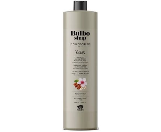 Шампунь для кудрявых и непослушных волос Farmagan Bulbo Shap Flow Discipline Shampoo, изображение 2 Шампунь для кудрявых и непослушных волос Farmagan Bulbo Shap Flow Discipline Shampoo, изображение 2