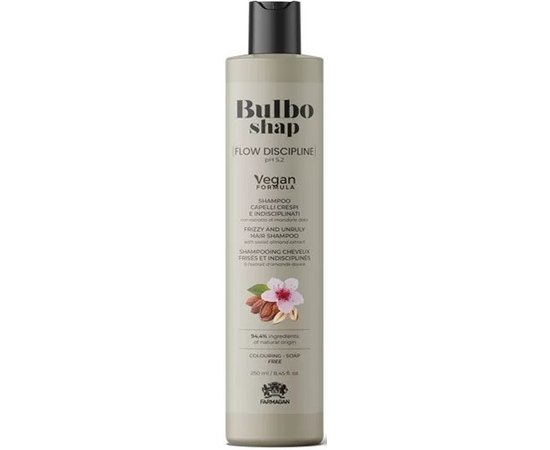 Шампунь для кудрявого та неслухняного волосся Farmagan Bulbo Shap Flow Discipline Shampoo, фото 