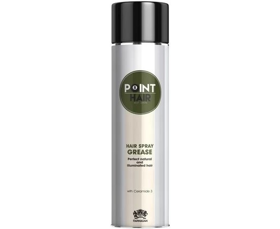 Спрей для блеска волос легкой фиксации Farmagan Point Barber Hair Spray Grease, 400 ml