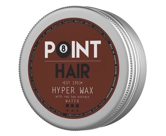 Моделирующий воск на водной основе сильной фиксации с эффектом блеска Farmagan Point Barber Hair Hyper Wax, 100 ml