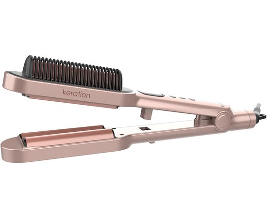 Стайлер для волос 2 в 1 GA.MA Waver&Brush Keration GI1901, изображение 2