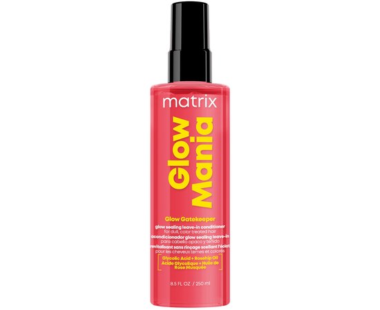 Несмываемое средство-уход для усиления сияния окрашенных волос Matrix Glow Mania Glow Gatekeeper, 250 ml
