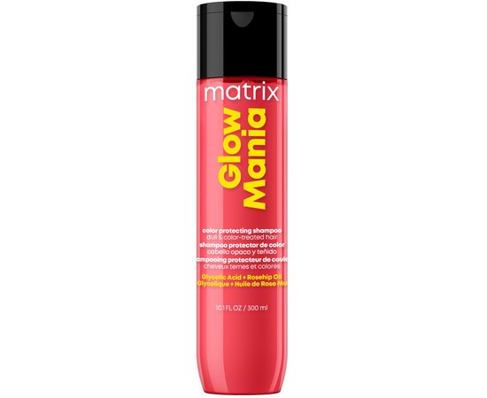 Шампунь для защиты цвета окрашенных волос Matrix Glow Mania Color Protecting Shampoo