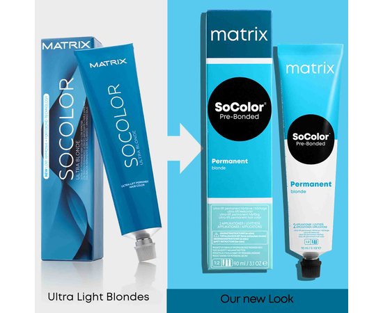 Осветляющая краска для волос Matrix Socolor Ultra Blonde, 90 ml, изображение 2