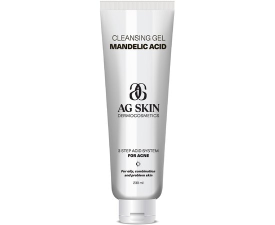 Очищающий гель с миндальной кислотой AG Skin 3 Step Acid System For Acne Cleansing Gel Mandelic Acid, 230 ml